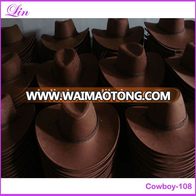 www.alibaba.com coffee color cheap wholesale cowboy hat